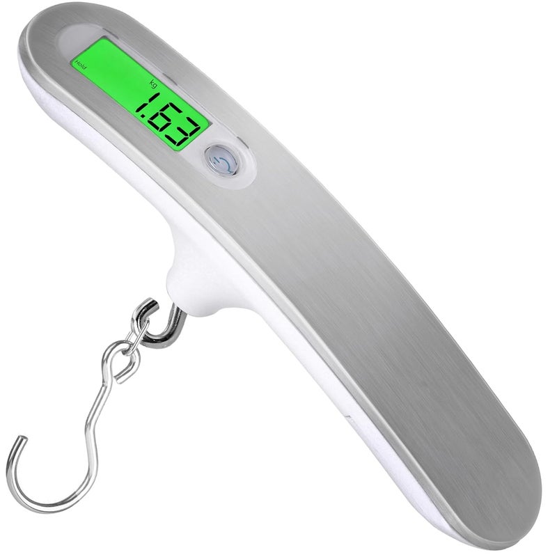 VOPOCO 110 lbs Luggage Weight Scale Digital High Precision Scale Portable Handheld Scale with g/oz/kg/lb Travel Accessories Scale Luggage Scale Cover Backlit LCD Display - Image 1